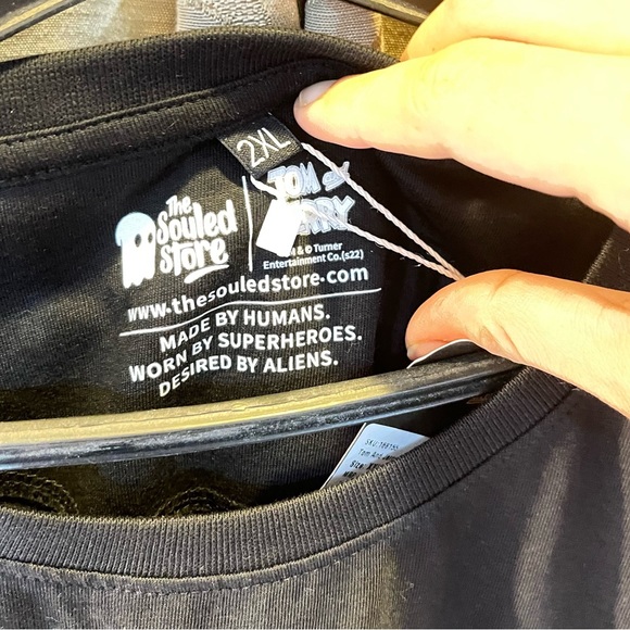 🧑‍🎄🧑‍🎄5️⃣0️⃣0️⃣New Black Tom And Jerry Printed T-shirt - Picture 10 of 10